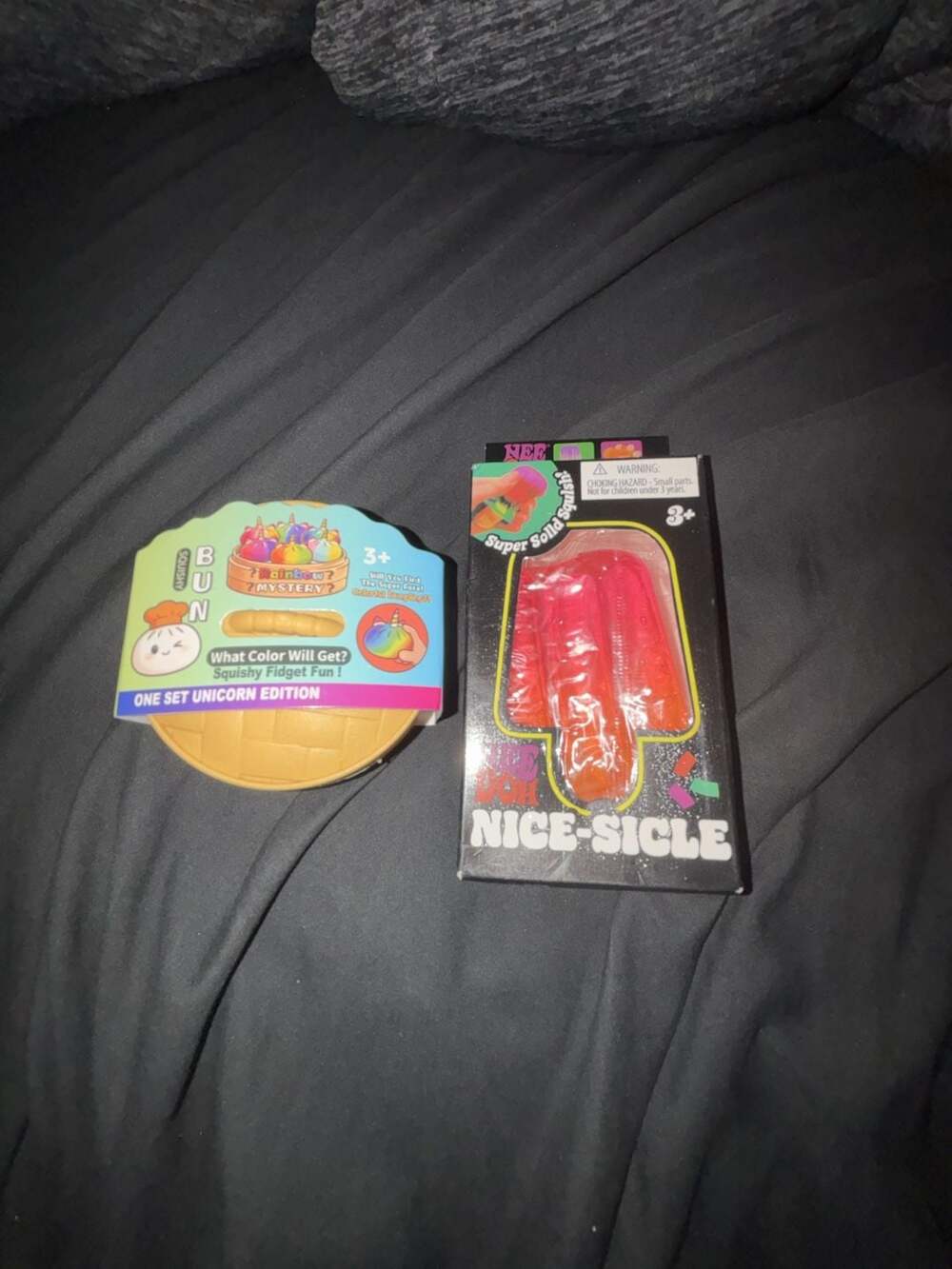 Schylling NeeDoh Nice-Sicle and Mystery Bun Squishy Fidget Toys Bundle